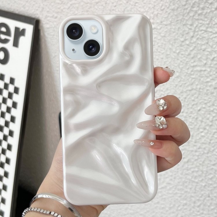 Water Ripple Electroplating Paint TPU Phone Case, For iPhone 15 Plus Water Ripple Electroplating Paint TPU Phone Case, For iPhone 15 Plus