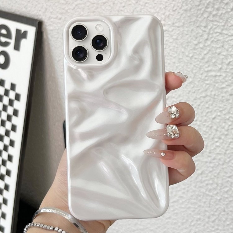 Water Ripple Electroplating Paint TPU Phone Case, For iPhone 16 Pro Max Water Ripple Electroplating Paint TPU Phone Case, For iPhone 16 Pro Max