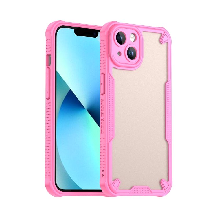 Armor Glaze PC Hybrid TPU Phone Case, For iPhone 14, For iPhone 14 Pro