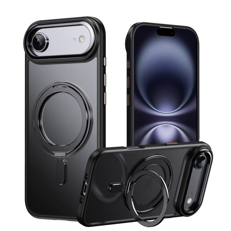 Frosted 360 Degree MagSafe Magnetic Holder Phone Case, For iPhone Air Frosted 360 Degree MagSafe Magnetic Holder Phone Case, For iPhone Air