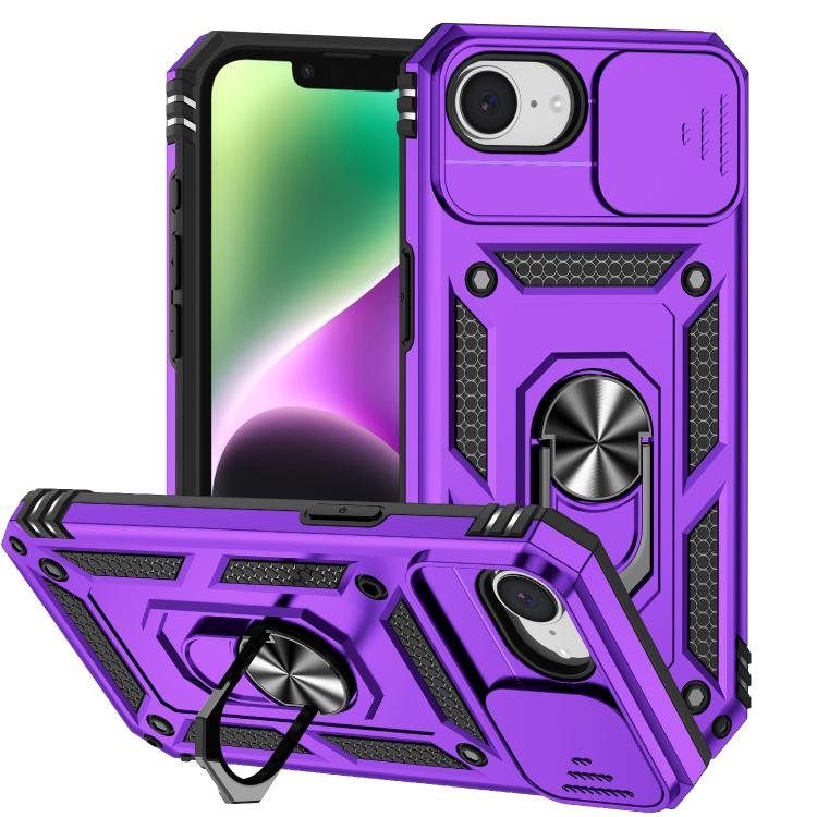 Sliding Camshield Holder Phone Case, For iPhone 17e / 16e Sliding Camshield Holder Phone Case, For iPhone 17e / 16e