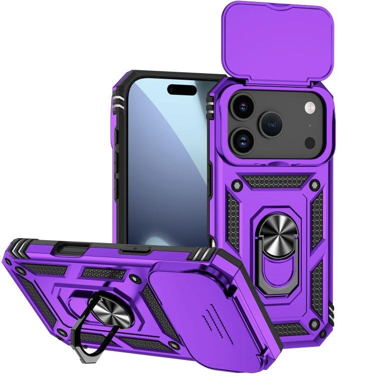 Sliding Camshield Holder Phone Case, For iPhone 17 Pro Sliding Camshield Holder Phone Case, For iPhone 17 Pro