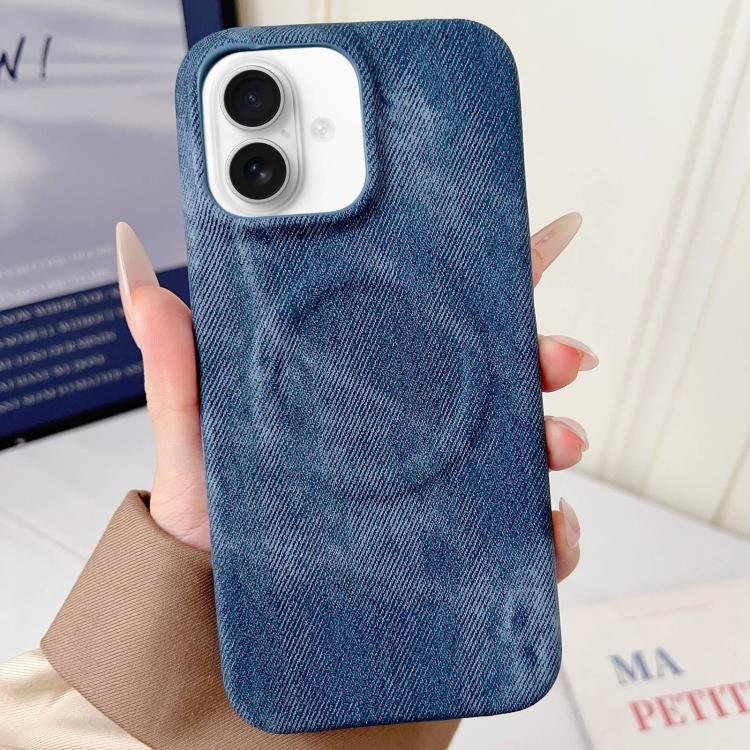 Denim MagSafe Magnetic PC + PU Phone Case, For iPhone 17, For iPhone Air… Denim MagSafe Magnetic PC + PU Phone Case, For iPhone 17, For iPhone Air…