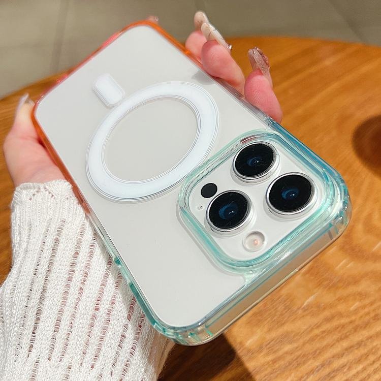 Contrast Color Gradient Transparent MagSafe Phone Case, For iPhone 13 Pro Max, For iPhone 13 Pro… Contrast Color Gradient Transparent MagSafe Phone Case, For iPhone 13 Pro Max, For iPhone 13 Pro…