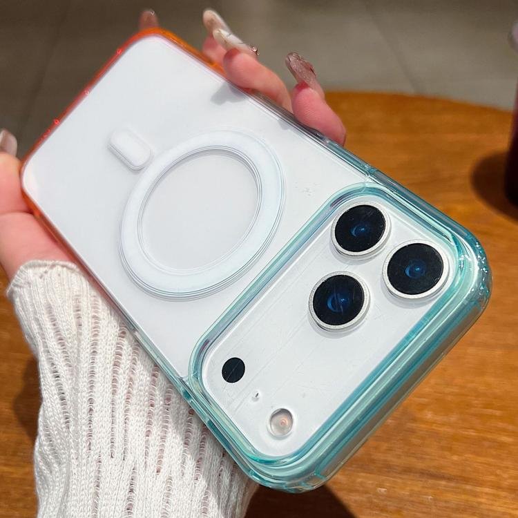Contrast Color Gradient Transparent MagSafe Phone Case, For iPhone 17 Pro, For iPhone 17… Contrast Color Gradient Transparent MagSafe Phone Case, For iPhone 17 Pro, For iPhone 17…