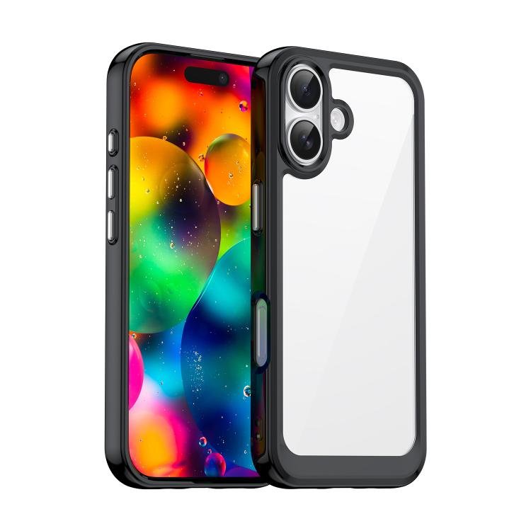 Colorful Series Acrylic + TPU Phone Case, For iPhone 17, For iPhone 17 Air Colorful Series Acrylic + TPU Phone Case, For iPhone 17, For iPhone 17 Air