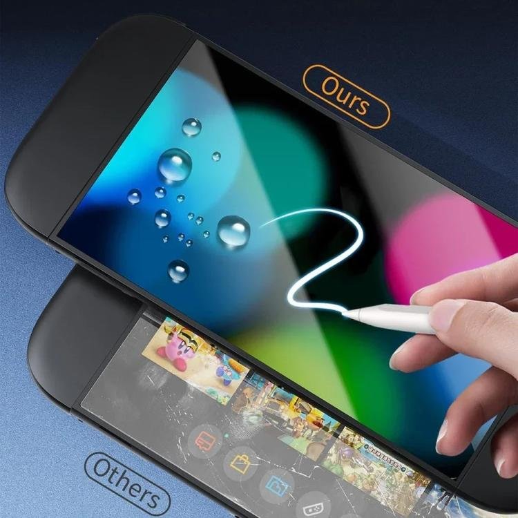 Dust-Free Warehouse HD Curved Edge Tempered Film, For Nintendo Switch 2, For Nintendo Switch OLED...