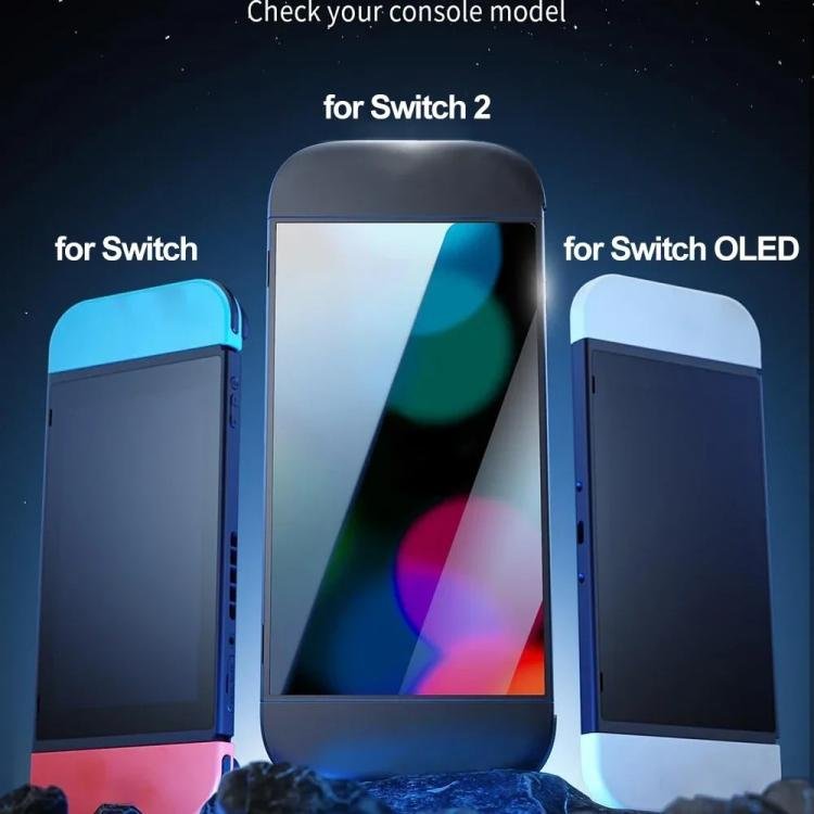 Dust-Free Warehouse HD Curved Edge Tempered Film, For Nintendo Switch 2, For Nintendo Switch OLED...