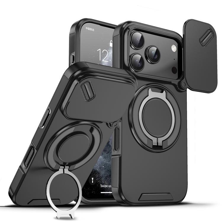 Sliding Camshield Ring Holder Phone Case, For iPhone 18 Pro Sliding Camshield Ring Holder Phone Case, For iPhone 18 Pro