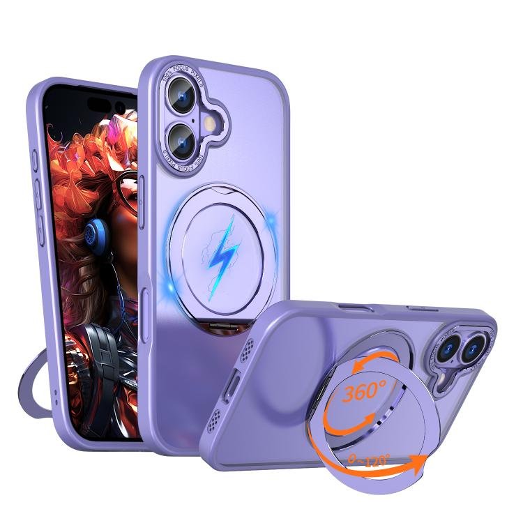 kalebol MagSafe Metal Ring Holder Phone Case, For iPhone 17 kalebol MagSafe Metal Ring Holder Phone Case, For iPhone 17