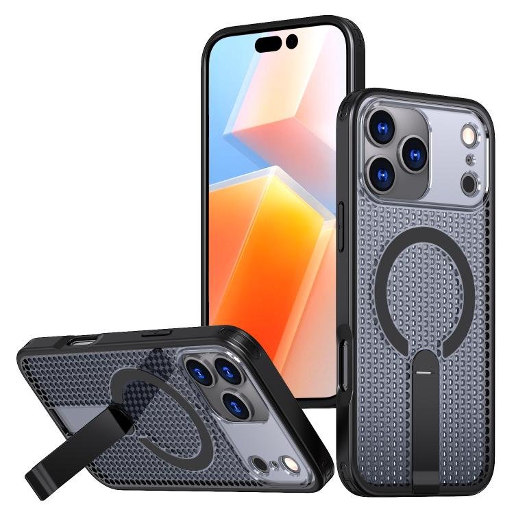 kalebol Honeycomb Cooling MagSafe Holder Phone Case, For iPhone 18 Pro, For iPhone 18 Pro Max kalebol Honeycomb Cooling MagSafe Holder Phone Case, For iPhone 18 Pro, For iPhone 18 Pro Max