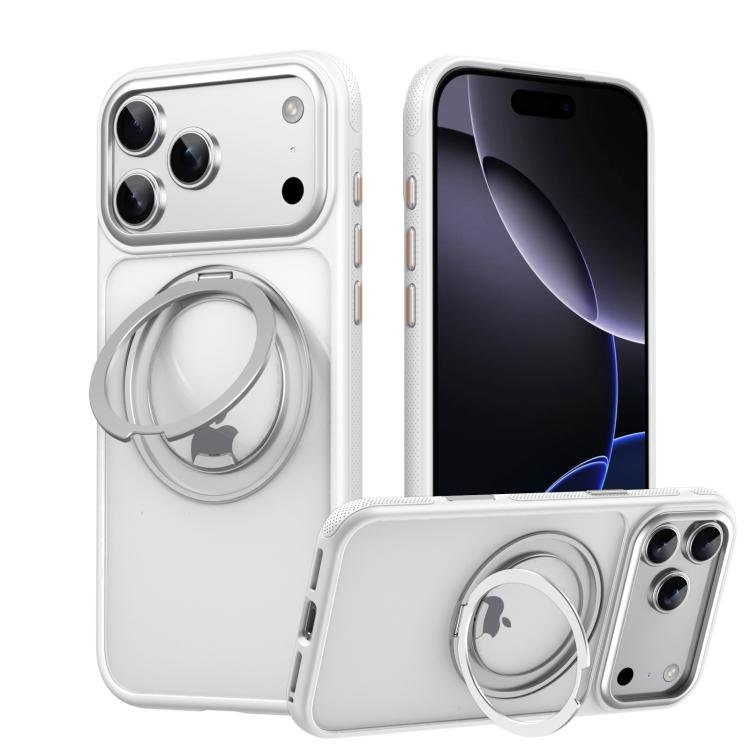 Gear-Style Stress Relief 360 Rotation Holder MagSafe Phone Case, For iPhone 18 Pro…
