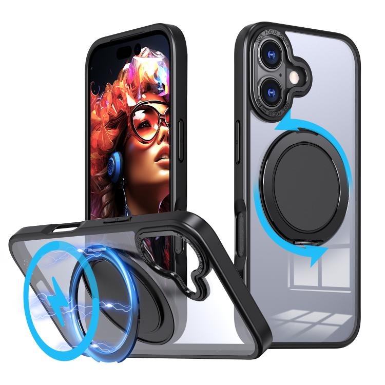 Kalebol 360-degree Rotating MagSafe Magnetic Holder Phone Case, For iPhone 17 Kalebol 360-degree Rotating MagSafe Magnetic Holder Phone Case, For iPhone 17