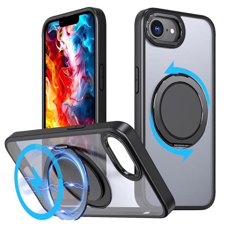 Kalebol 360-degree Rotating MagSafe Magnetic Holder Phone Case, For iPhone 17e / 16e Kalebol 360-degree Rotating MagSafe Magnetic Holder Phone Case, For iPhone 17e / 16e