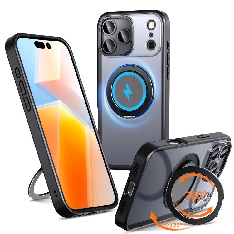 Kalebol 360-degree Rotating MagSafe Magnetic Holder Phone Case, For iPhone 18 Pro Kalebol 360-degree Rotating MagSafe Magnetic Holder Phone Case, For iPhone 18 Pro
