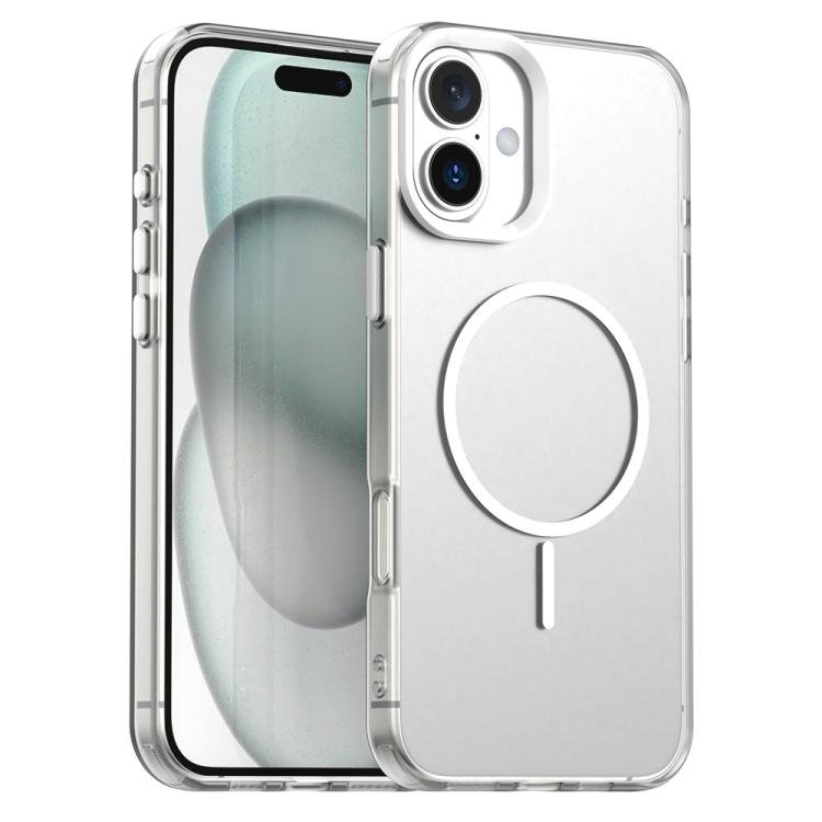 Candy Fine Circle Magsafe PC Hybrid TPU Phone Case, For iPhone 16 Plus