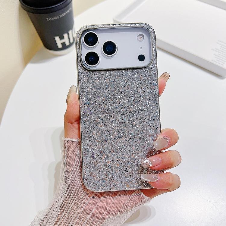 Glitter Powder Shockproof TPU Phone Case, For iPhone 18 Pro, For iPhone 18 Pro Max