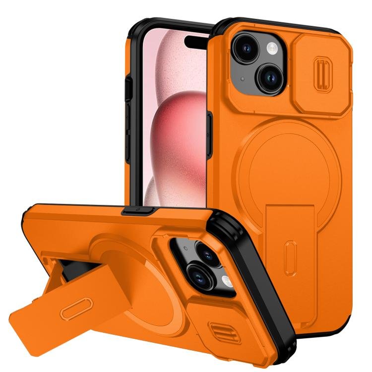 Sliding Camshield MagSafe Holder Phone Case, For iPhone 15