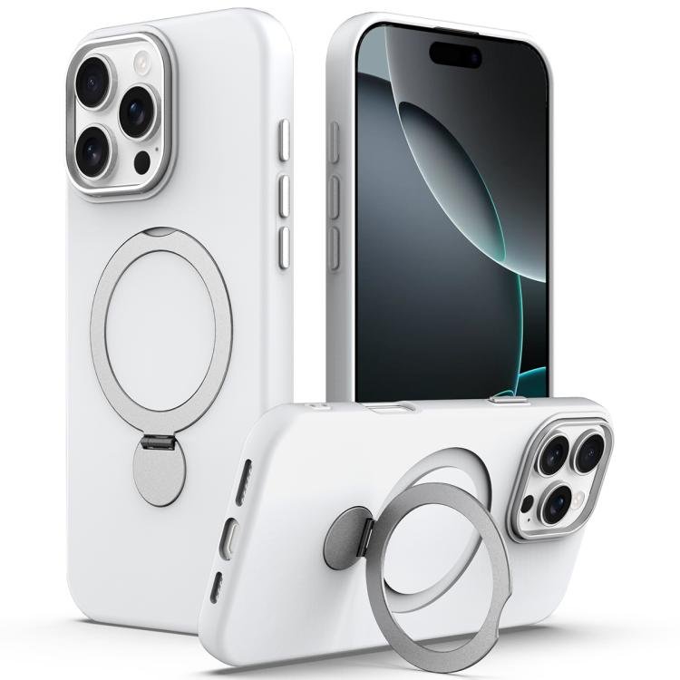 Gen1.5 Pivot Ring Holder TPU Hybrid PC Phone Case, For iPhone 16 Pro, For iPhone 16 Plus