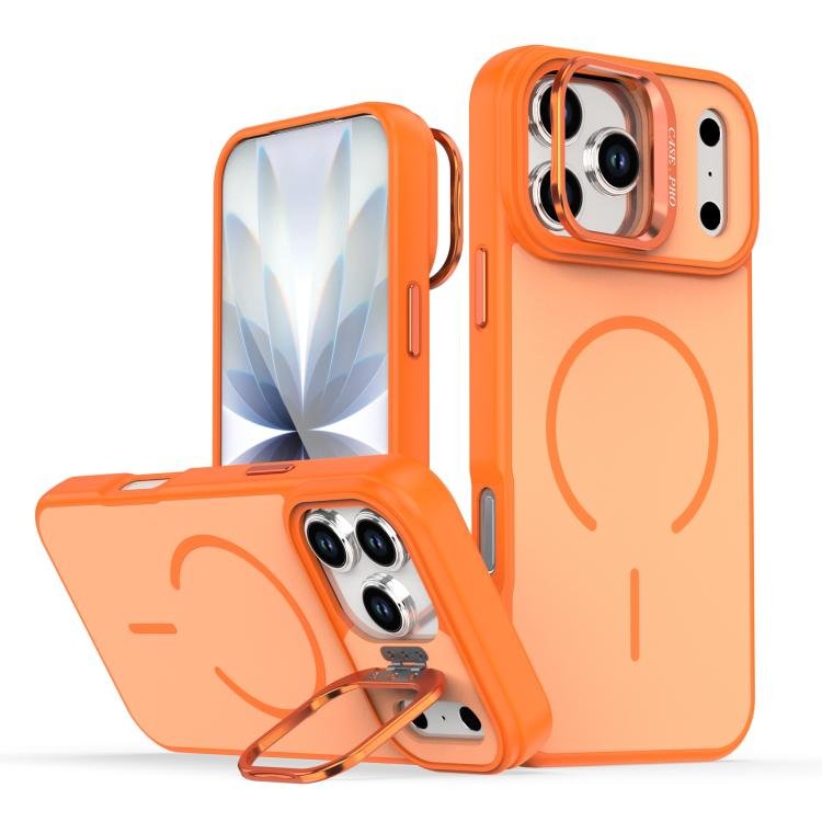 Bright Color Contrast Skin-feel Camera Bracket Magsafe Phone Case, For iPhone 17 Pro Max… Bright Color Contrast Skin-feel Camera Bracket Magsafe Phone Case, For iPhone 17 Pro Max…