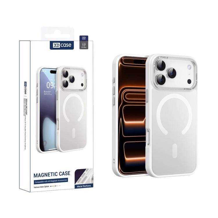 XDcase Metal Lens Frame Skin Feel Magnetic Phone Case, For iPhone 17 Pro XDcase Metal Lens Frame Skin Feel Magnetic Phone Case, For iPhone 17 Pro