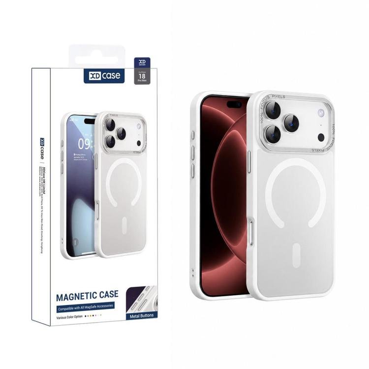 XDcase Metal Lens Frame Skin Feel Magnetic Phone Case, For iPhone 18 Pro Max XDcase Metal Lens Frame Skin Feel Magnetic Phone Case, For iPhone 18 Pro Max