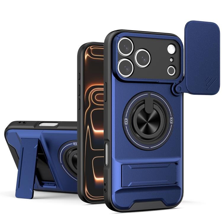 Lens Sliding Window Multifunctional Magnetic Shockproof Phone Case, For iPhone 17 Pro, For iPhone 17 Lens Sliding Window Multifunctional Magnetic Shockproof Phone Case, For iPhone 17 Pro, For iPhone 17
