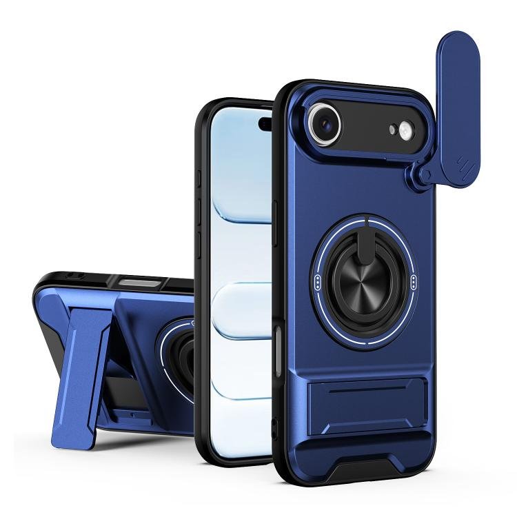 Lens Sliding Window Multifunctional Magnetic Shockproof Phone Case, For iPhone Air… Lens Sliding Window Multifunctional Magnetic Shockproof Phone Case, For iPhone Air…