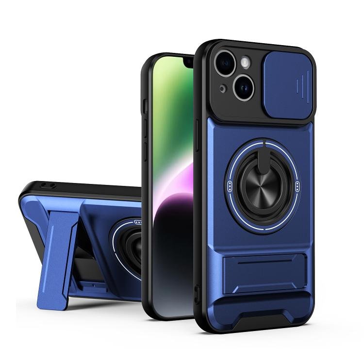 Lens Sliding Window Multifunctional Magnetic Shockproof Phone Case, For iPhone 14 Plus… Lens Sliding Window Multifunctional Magnetic Shockproof Phone Case, For iPhone 14 Plus…