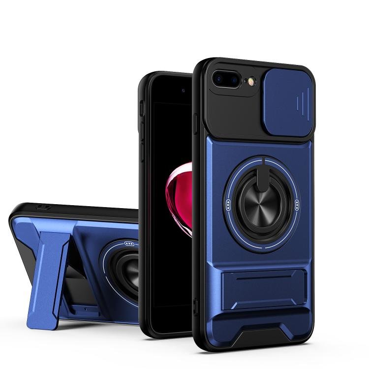 Lens Sliding Window Multifunctional Magnetic Shockproof Phone Case, For iPhone 7 Plus, For iPhone 7 Lens Sliding Window Multifunctional Magnetic Shockproof Phone Case, For iPhone 7 Plus, For iPhone 7