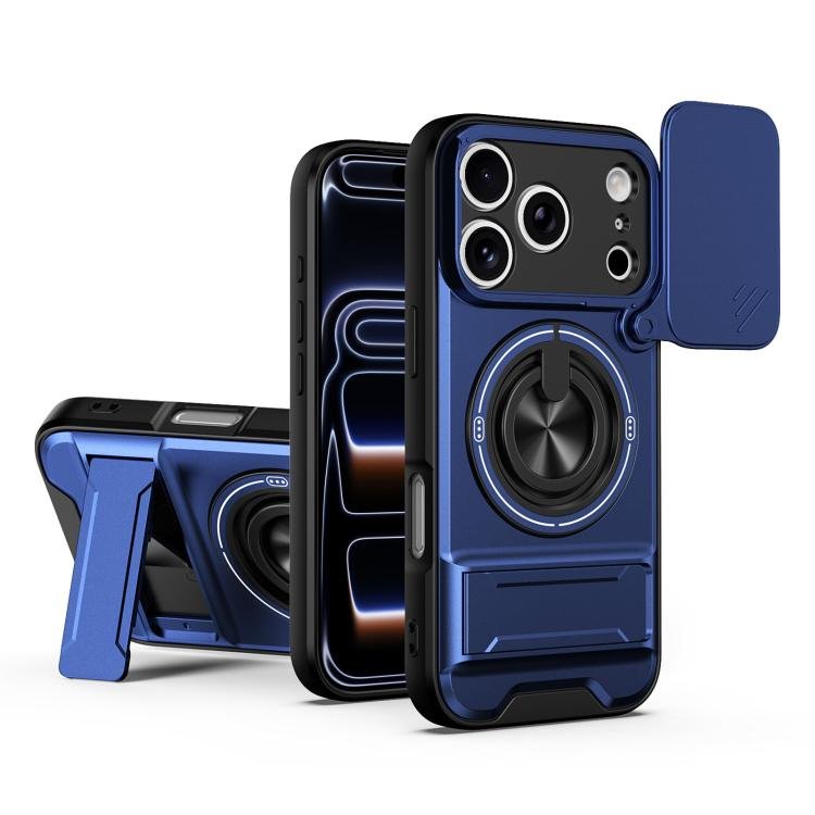Lens Sliding Window Multifunctional Magnetic Shockproof Phone Case, For iPhone 18 Pro… Lens Sliding Window Multifunctional Magnetic Shockproof Phone Case, For iPhone 18 Pro…