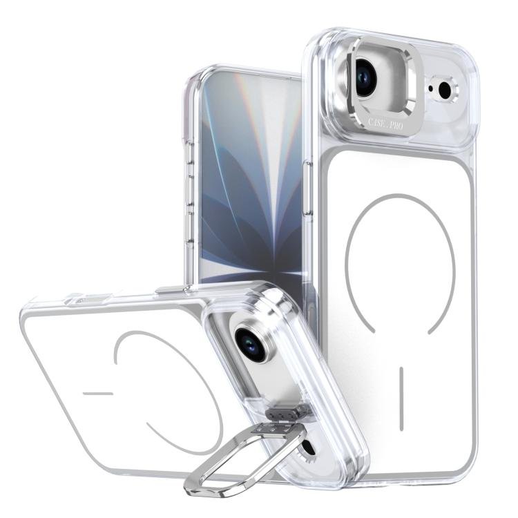 Bright Color Blocking Camera Bracket Magnetic Phone Case, For iPhone Air, For iPhone 16 Pro Max Bright Color Blocking Camera Bracket Magnetic Phone Case, For iPhone Air, For iPhone 16 Pro Max