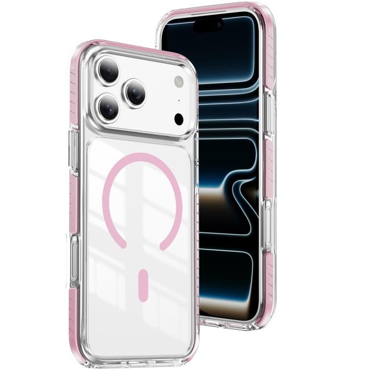 Crystal Shield Clear Magnetic Acrylic Hybrid TPU Phone Case, For iPhone 17 Pro Max Crystal Shield Clear Magnetic Acrylic Hybrid TPU Phone Case, For iPhone 17 Pro Max