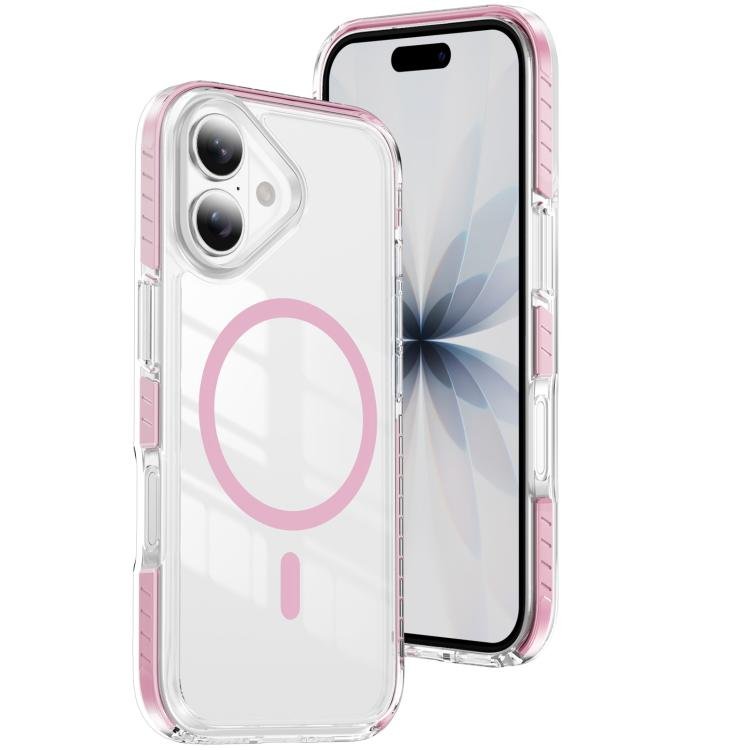 Crystal Shield Clear Magnetic Acrylic Hybrid TPU Phone Case, For iPhone 17 Crystal Shield Clear Magnetic Acrylic Hybrid TPU Phone Case, For iPhone 17