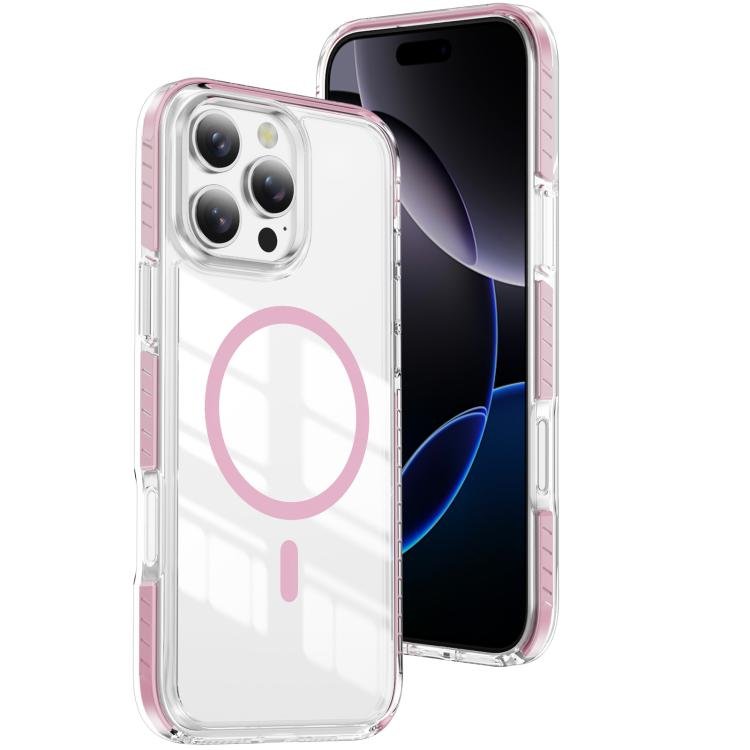 Crystal Shield Clear Magnetic Acrylic Hybrid TPU Phone Case, For iPhone 16 Pro Max Crystal Shield Clear Magnetic Acrylic Hybrid TPU Phone Case, For iPhone 16 Pro Max