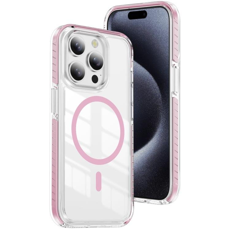 Crystal Shield Clear Magnetic Acrylic Hybrid TPU Phone Case, For iPhone 15 Pro Max Crystal Shield Clear Magnetic Acrylic Hybrid TPU Phone Case, For iPhone 15 Pro Max