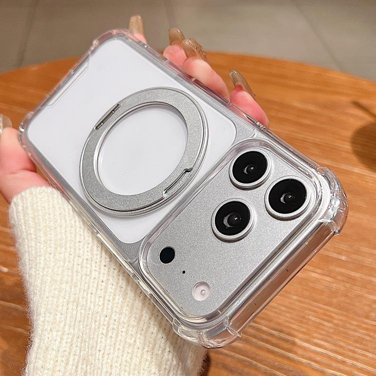 Four Corner Shockproof Space Magnetic Phone Case with 360 Degrees Rotating Ho…