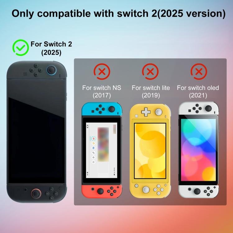 XDcase Game Console Clear TPU Protective Case, For Nintendo Switch 2