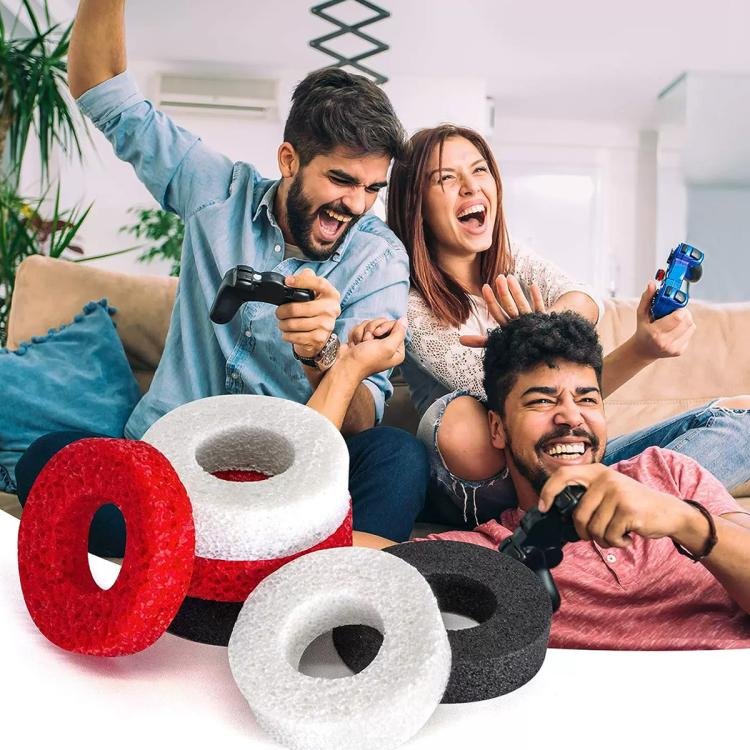 XDcase 6pcs Soft Silicone Aiming Precision Rings for PS4 / PS5 / Xbox / Switch / Google Stadia, 6PCS