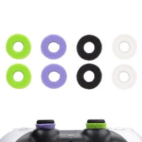 XDcase 8pcs Soft Silicone Aiming Precision Rings for PS4 / PS5 / Xbox / Switch / Google Stadia, 8PCS
