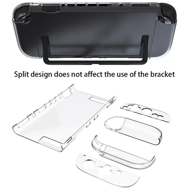 XDcase Separable PC Crystal Case & Tempered Glass Film & Joystick Caps Set, For Nintendo Switch 2...