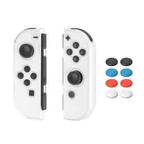 XDcase 1 Pair Clear TPU Protective Case & Joystick Caps Set, For Nintendo Switch 2 Joy-Con...