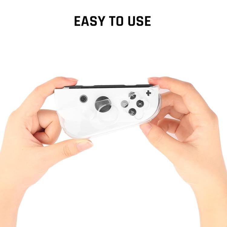 XDcase 1 Pair Clear TPU Protective Case & Joystick Caps Set, For Nintendo Switch 2 Joy-Con...