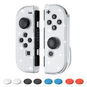 XDcase 1 Pair Crystal PC Protective Case & Joystick Caps Set, For Nintendo Switch 2 Joy-Con...