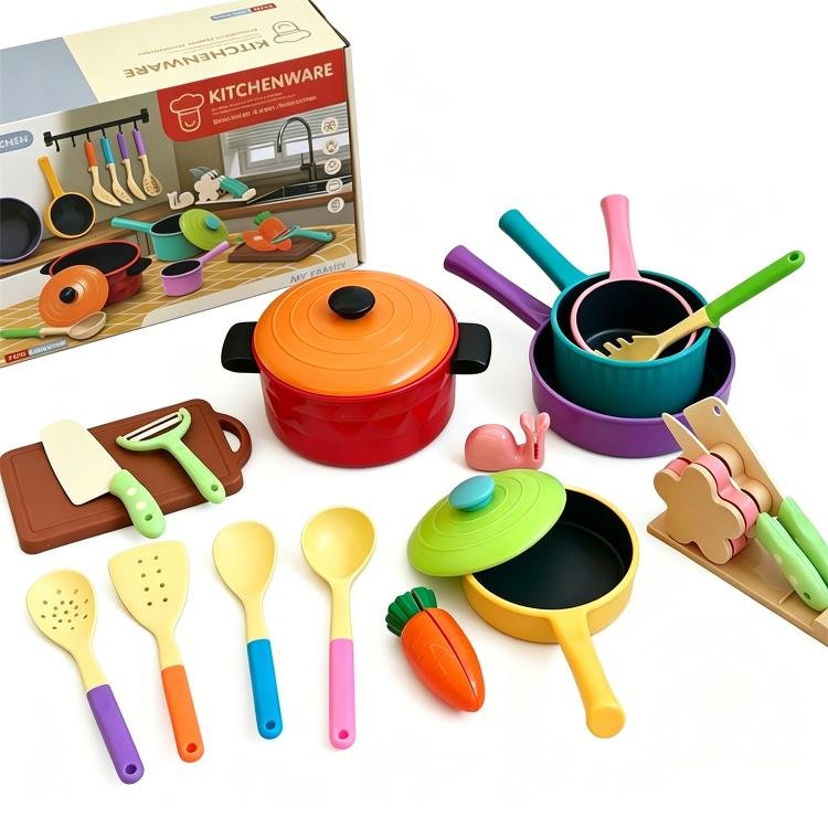 21pcs / Set Children Pretend Play Simulation Kitchenware Set 21pcs / Set Children Pretend Play Simulation Kitchenware Set