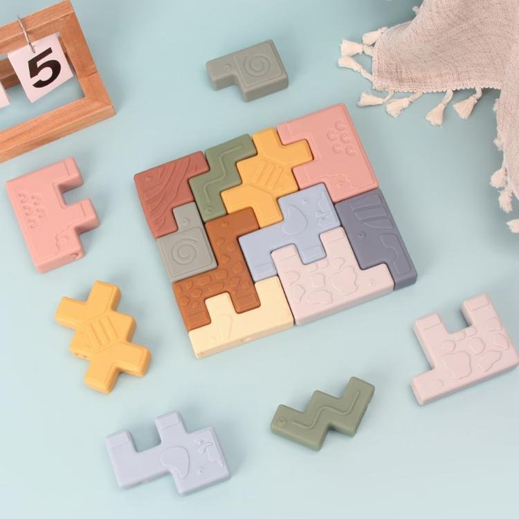 10pcs / Set Children Early Educational Soft Building Block Relief-carved Stac… 10pcs / Set Children Early Educational Soft Building Block Relief-carved Stac…