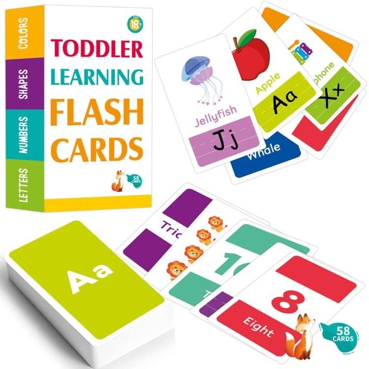 58 Cards / Set Montessori Toddlers Kids Early Education Learning Flash Cards… 58 Cards / Set Montessori Toddlers Kids Early Education Learning Flash Cards…