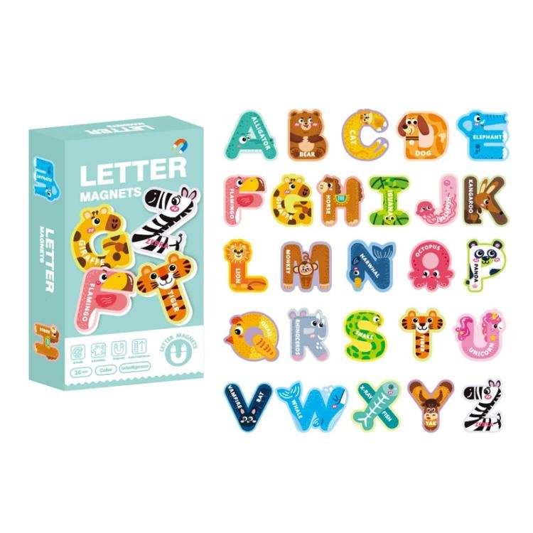Kids Early Education Magnetic Refrigerator Puzzle Educational Toy, 26pcs Lett… Kids Early Education Magnetic Refrigerator Puzzle Educational Toy, 26pcs Lett…
