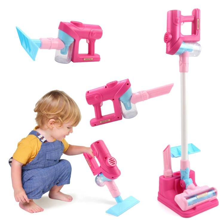 Children Pretend Play Electric Simulation Sound and Light Vacuum Cleaner with… Children Pretend Play Electric Simulation Sound and Light Vacuum Cleaner with…