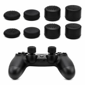 XDcase 8pcs Silicone Anti-Slip Joystick Cap Stackable Cover for PS5 / Switch Pro / Xbox 360 Gamepad